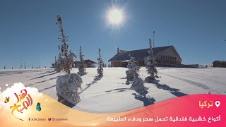 🌅 هذا الصباح - للهاربين من كورونا.. أكواخ خشبية فندقية تحمل سحر ودفء الطبيعة في تركيا