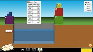Virtual Simulation Density For Physics Class | Interactive Science Experiment