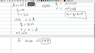 Number Theory: Div Mod Algorithms