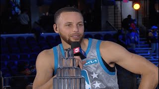 Steph Curry Wins the 2022 NBA All-Star Game Kobe Bryant MVP Award | NBA on TNT