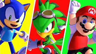 Mario & Sonic At The Olympic Games Tokyo 2020 Football Sonic, Mario, Jet, Shadow