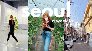 a week of my life in seoul, korea vlog 🍓 the korean election, strawberry picking, tennis, & cafes