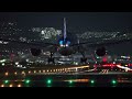 the airplane landing in slow motion αt nigh 8k60p nikon z 8 nikkor z 400mm f 2.8 tc vr s