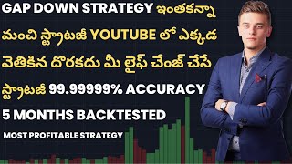 Gap Down First Candle Strategy By Yours Telugu Trader | YTT Strategy