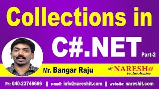 Collections in C# Part-2 | Array and Collection | C#.NET Tutorial | Mr. Bangar Raju