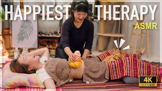 ASMR / 😪 The happiest massage \u0026 therapy ever (🎁Subscriber Discount)