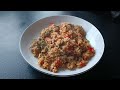 delicious vegan recipe bulgur with mushrooms mantarlı bulgur pilavı