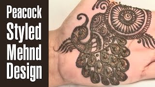 Popular PEACOCK MEHNDI DESIGN TUTORIAL