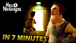 OLD WORLD RECORD Hello Neighbor Speedrun World Record Any% [7:32.46, With Glitches]