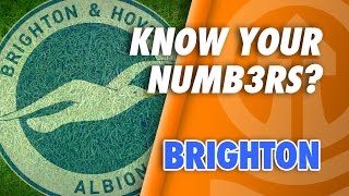 NUMB3RS - Brighton & Hove Albion