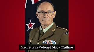 Livestream Funeral Service for Lieutenant Colonel Oiroa Kaihau