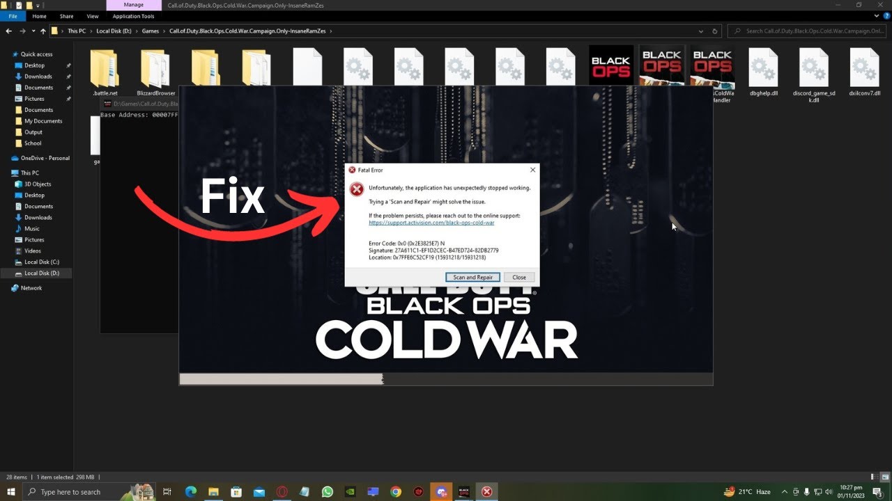 Fix Call Of Duty Black Ops Cold War Cracked Version Fatal Error Solved ...