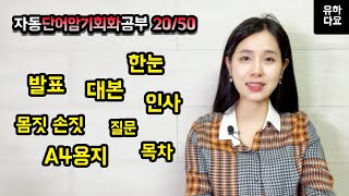 [50일챌린지 20일차] 꾸준히 하면 됩니다 일본어 단어/ 일본어 회화