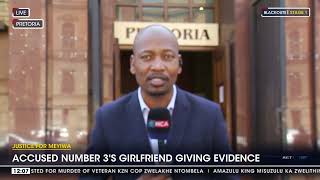 Accused 3's girlfriend giving evidence in Meyiwa murder trial