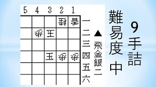 【詰将棋】9手詰双玉9 神吉宏充七段作 将棋世界1999年9月号