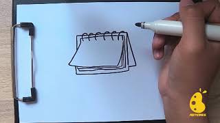 How to Draw doodle calendar