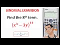 BINOMIAL THEOREM: FINDING THE NTH TERM IN THE EXPANSION