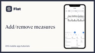Add and remove measures - Flat iOS tutorial