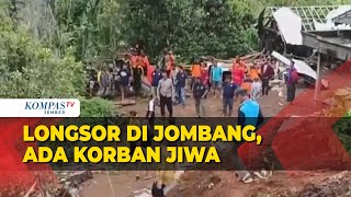 Longsor di Jombang, Rumah Tertimbun Tanah, Petugas Terus Mencari Korban Hilang