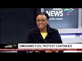 Zimbabwe fuel protest continues