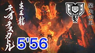 【MHRise】炎国の王 テオ・テスカトル チャージアックス ソロ 5'56