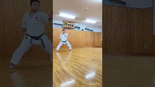 抜塞小　practice of Bassai sho #shorts