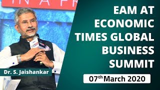 EAM At Economic Times Global Business Summit