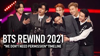 BTS REWIND 2021 | “We Don’t Need Permission” (Timeline)