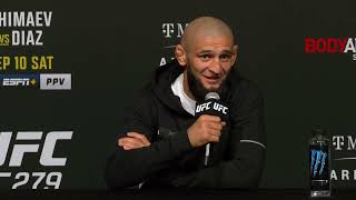 Khamzat Chimaev Media Day Interview UFC 279