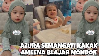 MASYAALLAH AMEENA CANTIK BERANGKAT MONDOK AZURA PENGEN IKUT