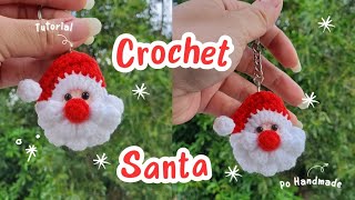 Crochet Christmas Santa Claus Ornaments | Crochet Christmas Keychain | Móc Ông Già Noel |Po Handmade