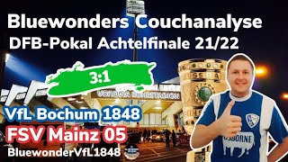 Couchanalyse DFB Pokal VfL Bochum 1848 vs FSV Mainz 05 3:1