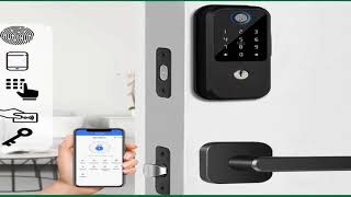 Smart Deadbolt lock of TTLOCK bluetooth APP Fingerprint Door Lock, Keyless Entry Door Lock