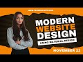 01 Modern Website Design using Material Design 3.0