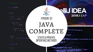Java Complete Tutorial Ep. 33 - Static & Private Interface Methods