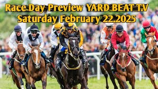 Race Day Preview ,TOP class analysis on horse racing @ Caymanas Park. | Saturday February 22.2025