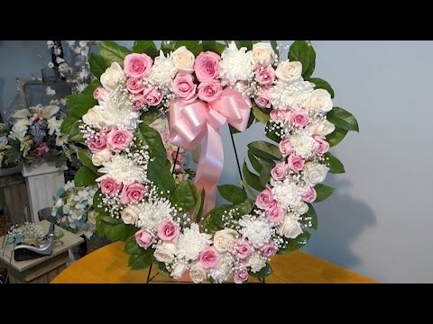 How to make open heart sympathy arrangement How to make open heart sympathy arrangement