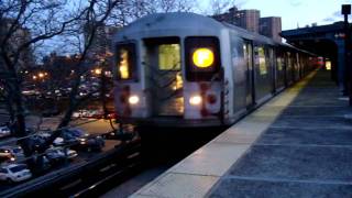 MTA New York City Subway Exclusive! : 179th Street Bound R40M/R42 F Train Arriving Into Neptune Ave