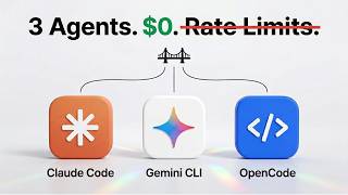 Run Claude Code + Gemini + OpenCode For Free (Full Setup)