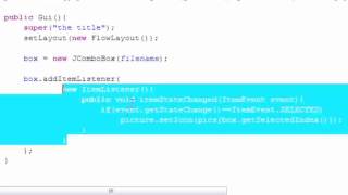 Java Programming Tutorial 69 Drop Down List Program