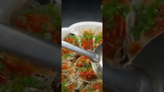 10MIN.STEAM FRESH OYSTER \u0026RICE VERMICILLI IN CHILLI HOT OIL SEASONING 🦪🦪🦪🦪🥒🫑🫑🥗🥗🍲🍏🥬🥘