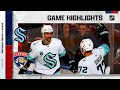 Kraken @ Panthers 11/27/21 | NHL Highlights