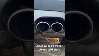 2006 Audi S4 V8 B7 Avant cold start