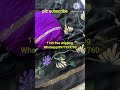 ytshorts shots pure viscose georgette saree with satin border beautiful hand print