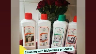 #cleaning with biobellinda product تجربة مواد تنظيف جديدة (biobellinda)