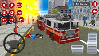Real Fire Truck Driving Simulator - Fire Fighting Android Gameplay