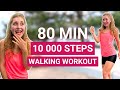 80 MIN 10 000 STEPS WORKOUT 🔥 | walking dance workout at home, full body cardio