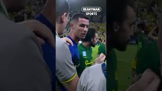 Ronaldo pushes Al-Khaleej's staff member trying to take a selfie as Al-Nassr were held to a 1-1 draw