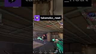 絶体絶命で見せた神クラッチ | takenoko_neat #Twitch #short #valorant #ヴァロラント