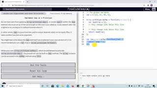 Tutorial 8 - implement map on prototype - freecodecamp